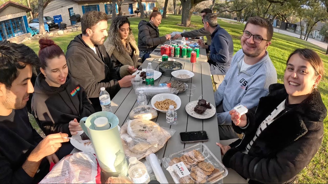 Texas'a yeni taşınan Türkler buluşup mangal yaptık 🍗
