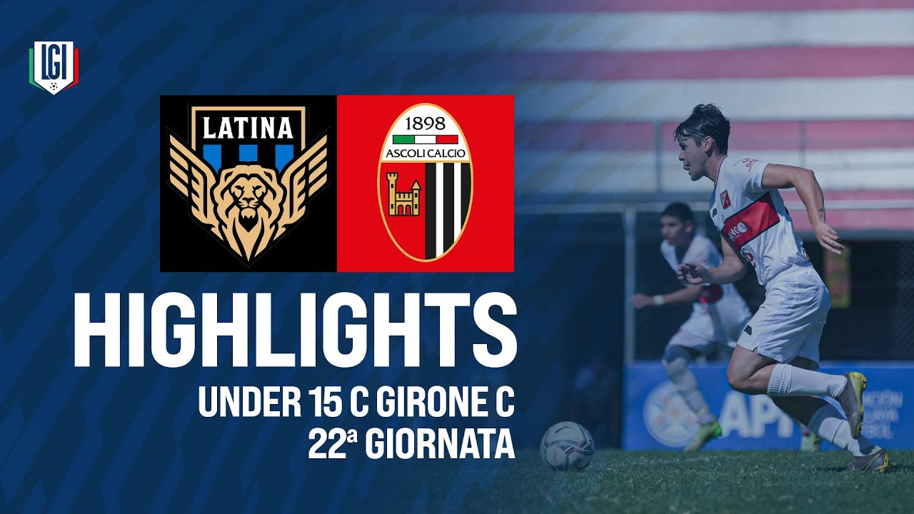 Highlights Latina-Ascoli U15 C, 22ª giornata stagione 2024-25