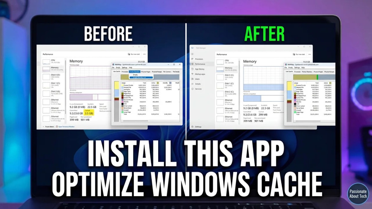 How to Optimize Windows by Cleaning the RAM Cache Correctl﻿y