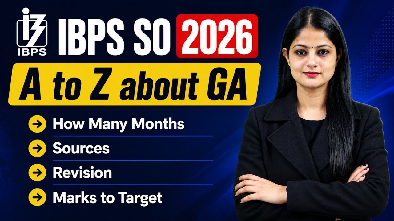 IBPS SO GA Strategy | How to Prepare GA for IBPS SO 2026? | By Pinky Yadav