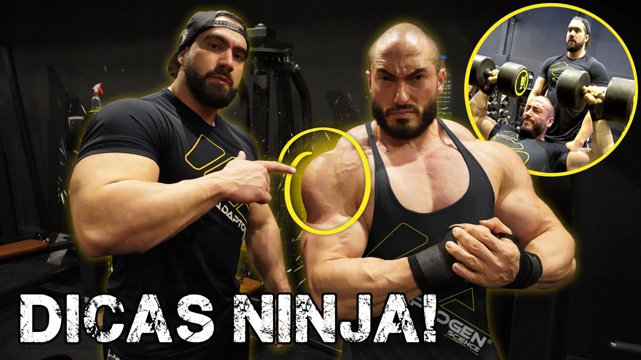 RENAN FEZ O TREINO DE OMBRO DO NINJA *Elevação lateral com 46 KG*