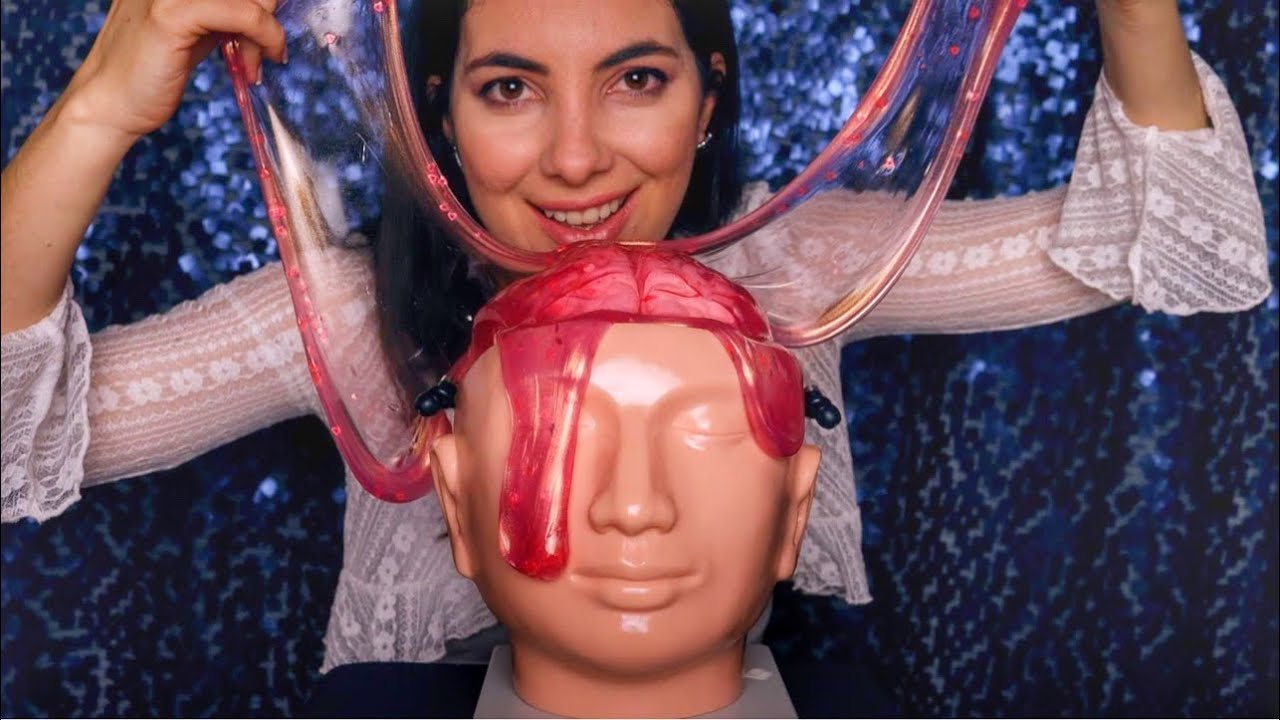 ASMR BINAURAL: SLIMES NO SEU CÉREBRO - Sweet Carol