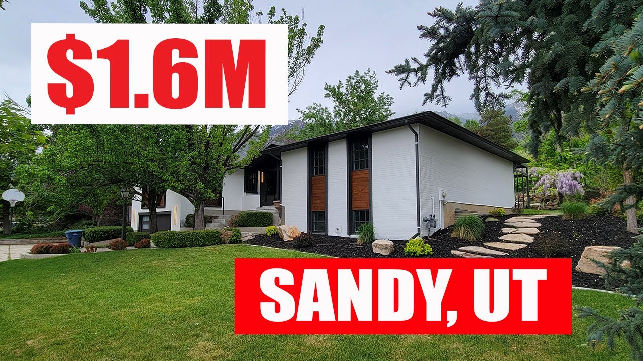 Luxury Home Tour | East Sandy Utah Foothills | 4-Bed 4-Bath Renovated Home with Valley Views