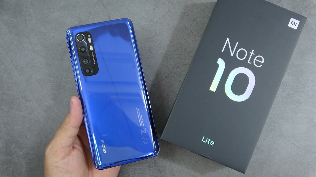 Xiaomi MI Note 10 Lite unboxing, camera test