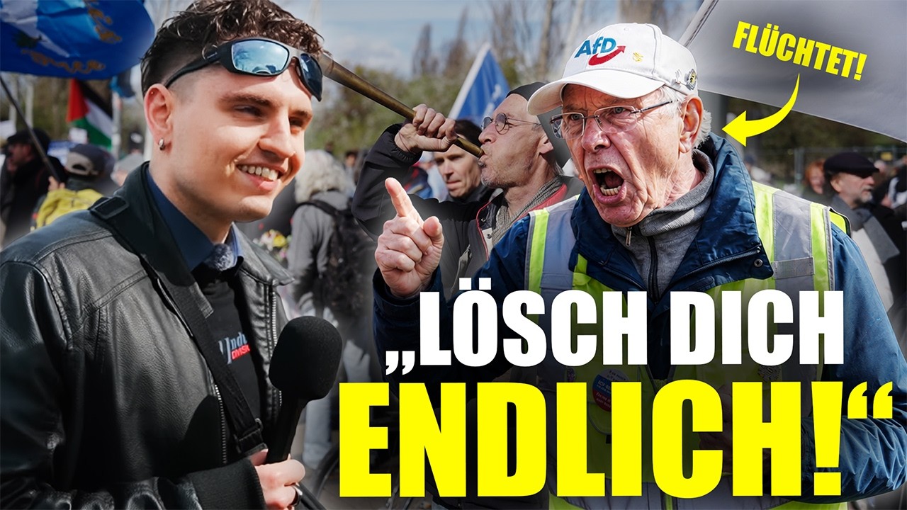 So Habe Ich AfD Mann Von Friedens-Marsch VERJAGT 😂