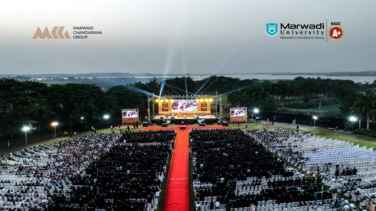 Witness the 7th Convocation Ceremony at Marwadi University :)