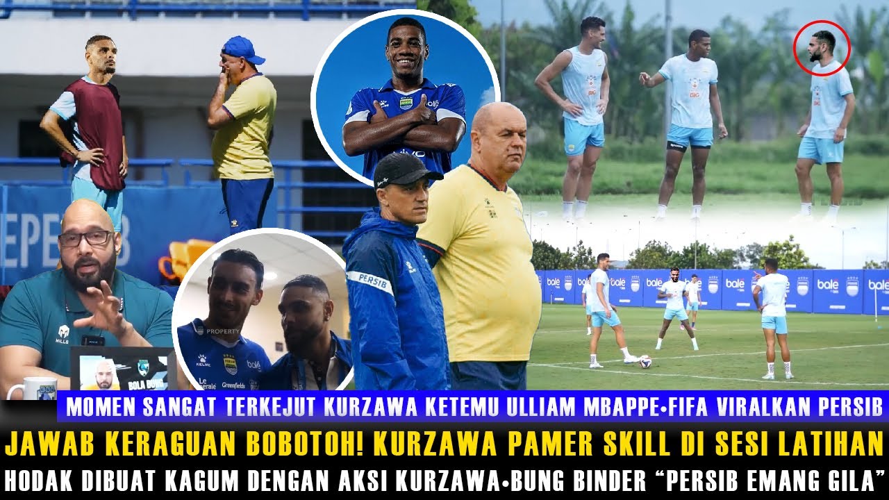 🔵BEK EROPA EMANG BEDA! JAWAB KERAGUAN! KURZAWA PAMER SKILL DI LATIHAN😱KURZAWA SYOK KETEMU MBAPPE KW