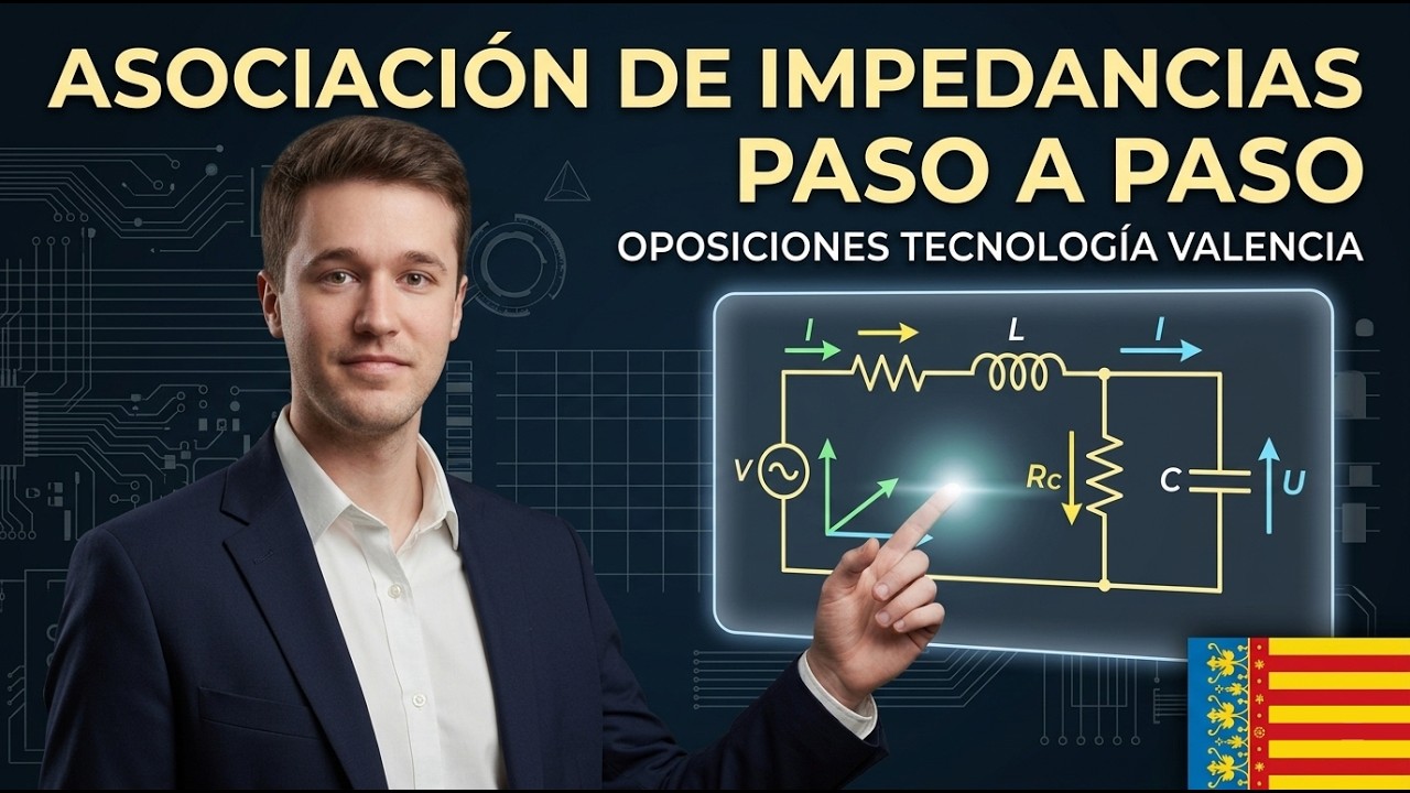 Oposiciones de Tecnología Comunidad Valenciana: Asociación de Impedancias en Corriente Alterna