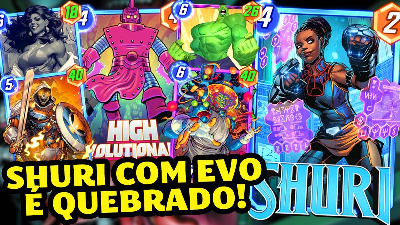 SHURI EVOLUCIONÁRIO? VAI SE PREPARANDO PARA MAIS UM DECK PODEROSO NO SNAP |Marvel Snap|