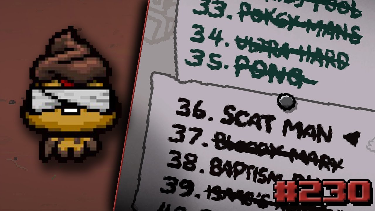 Challenge: Scat Man! - The Binding of Isaac: Repentance - #230