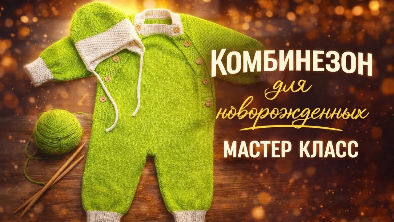 Комбинезон для самых маленьких | МАСТЕР КЛАСС