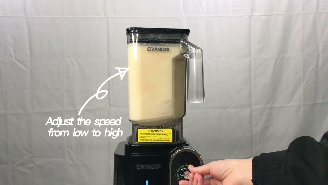 Making Fragrant and Smooth Soy Milk with CRANDDI Smoothie Blender K98C | Blender Recipe