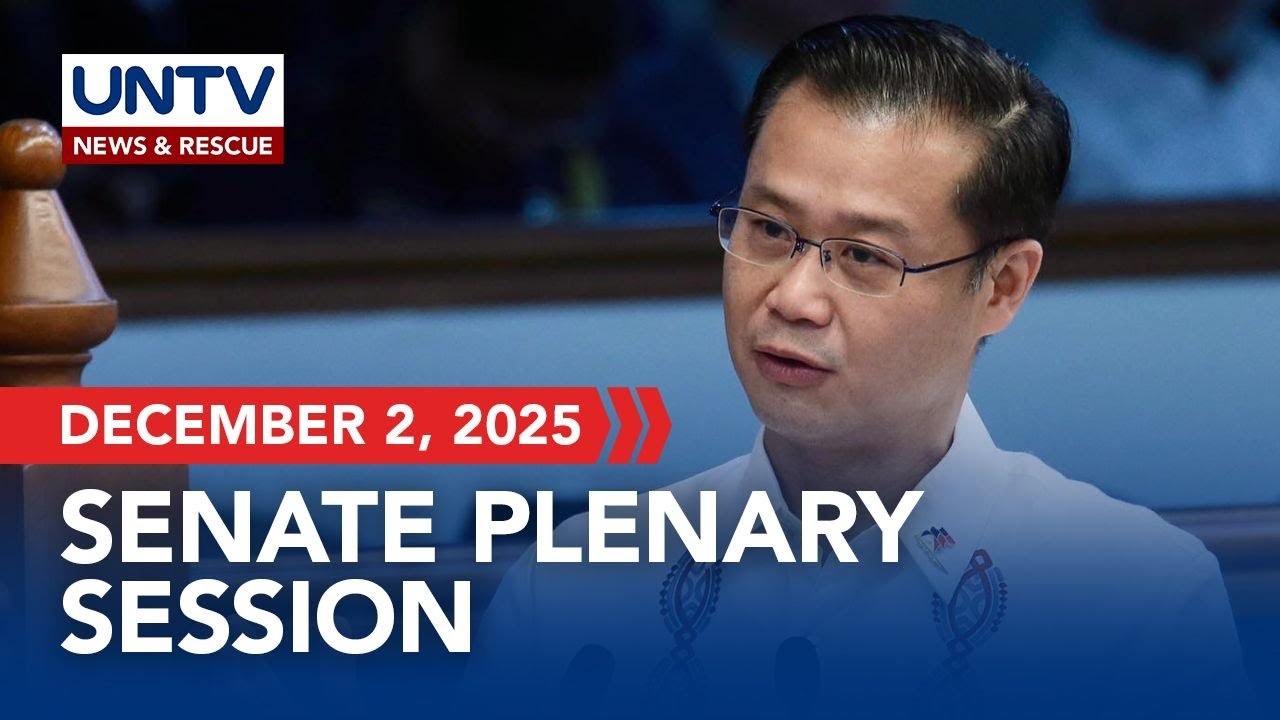 LIVE: Senate Plenary Session | December 02, 2025