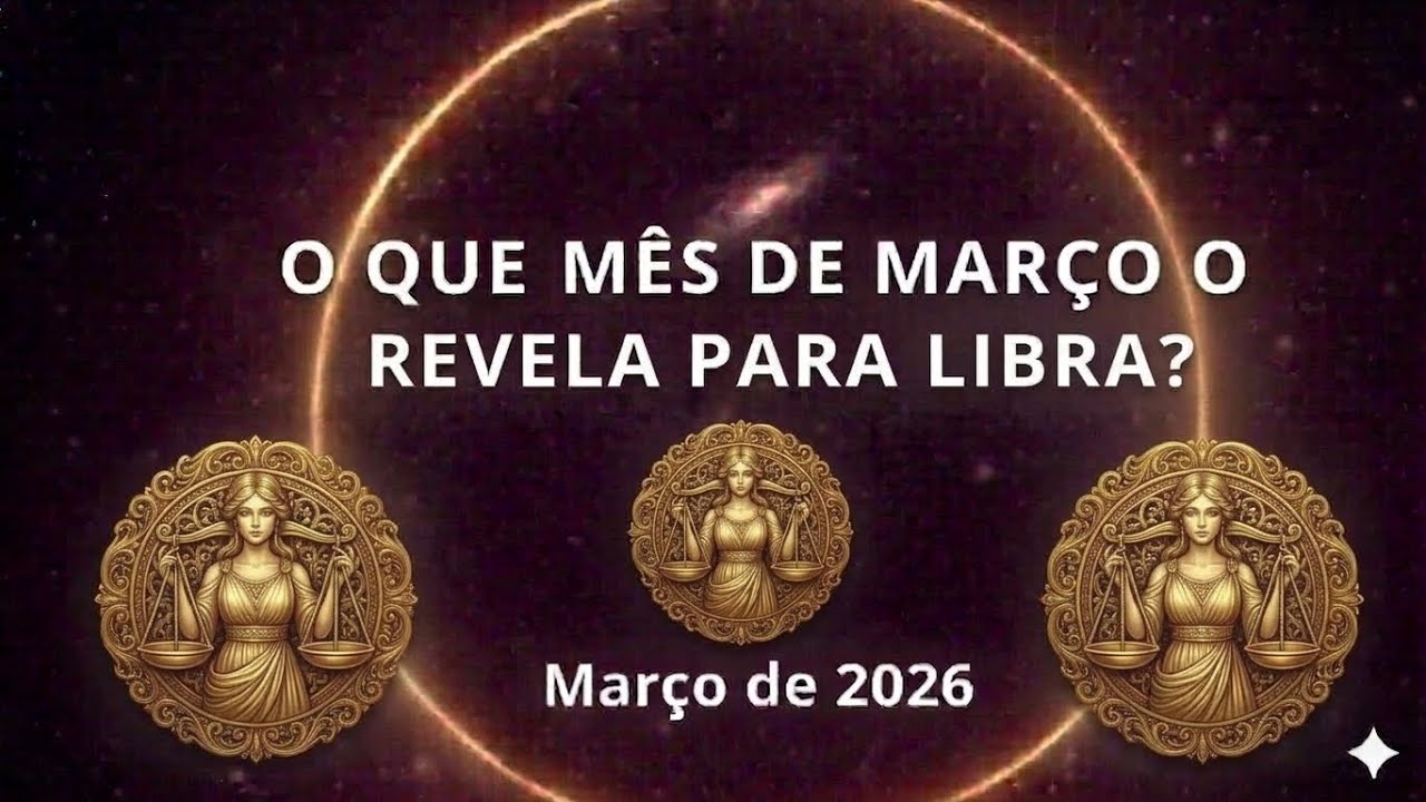 Libra- Março mês do dinheiro e realizações. Fiquem atentos! 