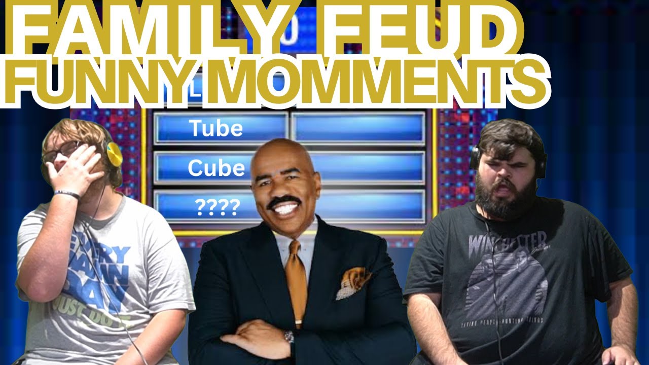 Reacting To FAMILY FEUD Funny Moments!!