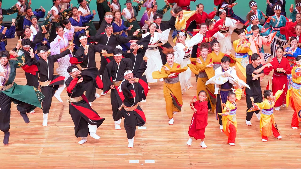 [4K] 総踊り 『踊れ日本海』　YOSAKOIソーラン日本海加賀会場 2023 (中央)