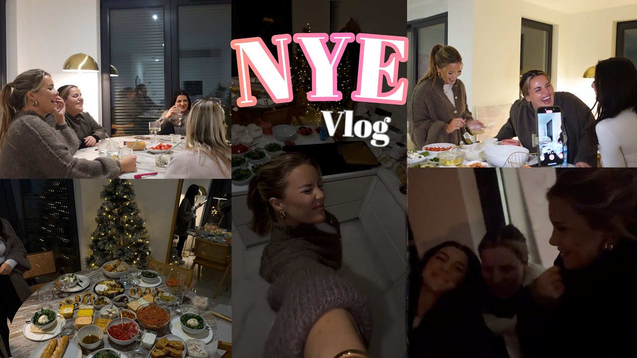 NYE VLOG - Vorbereitungen, reinfeiern mit Eltern, Steffi & Hannah 💖 (& deren unlustiger Prank)