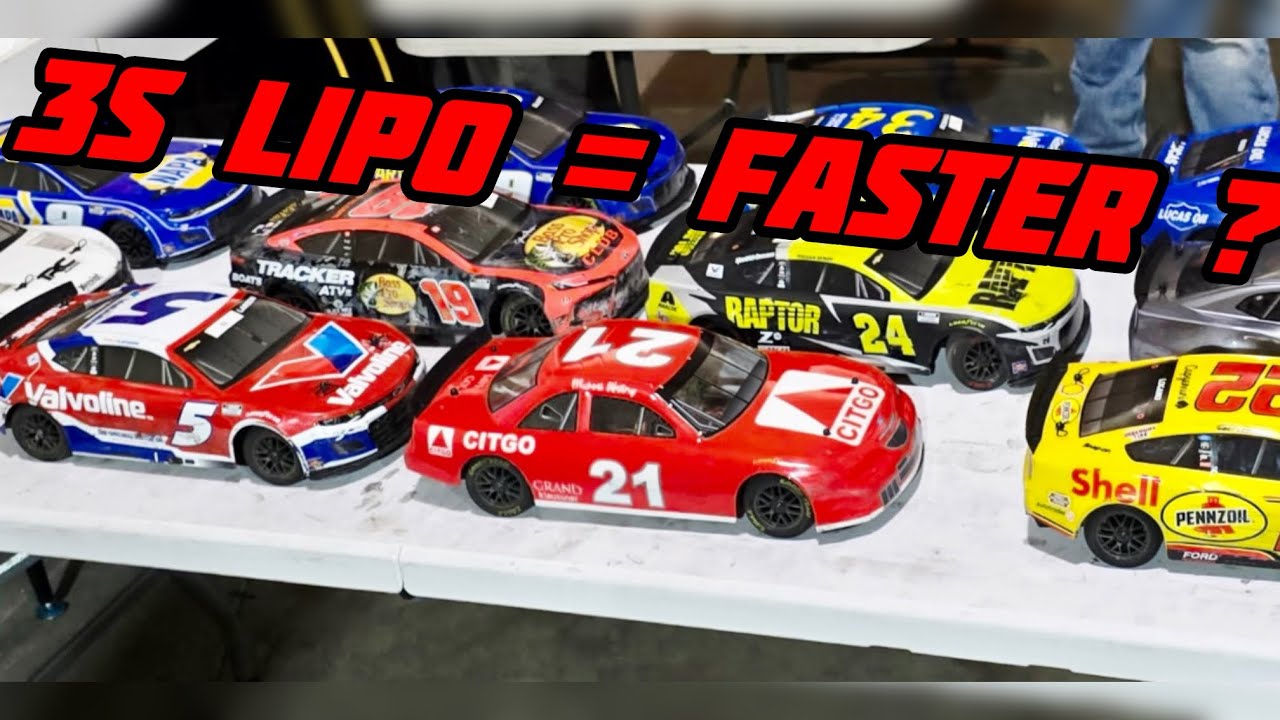 Losi nascar modification, может ли 3s lipo сделать мои круги быстрее?
