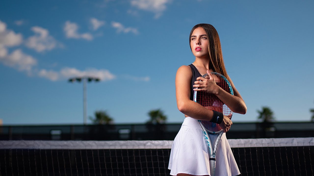 Tennis Themed Photoshoot w/ Off Camera Flash (ft. Godox AD300 Pro)