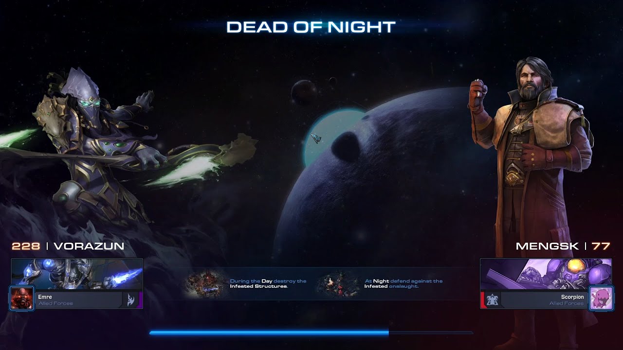 StarCraft 2 - Dead of Night (Co-op Mission) Brutal With Commander Vorazun