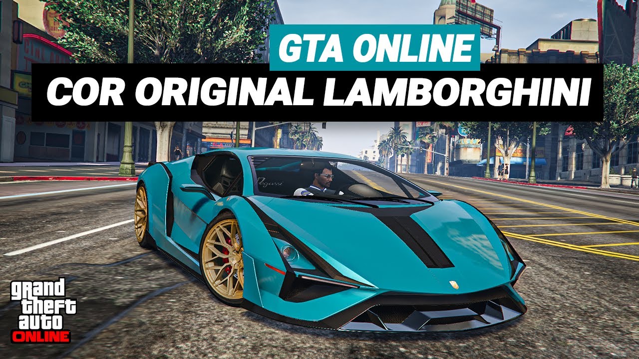 COR ORIGINAL LAMBORGHINI | Tunando o Ignus no GTA 5 ONLINE