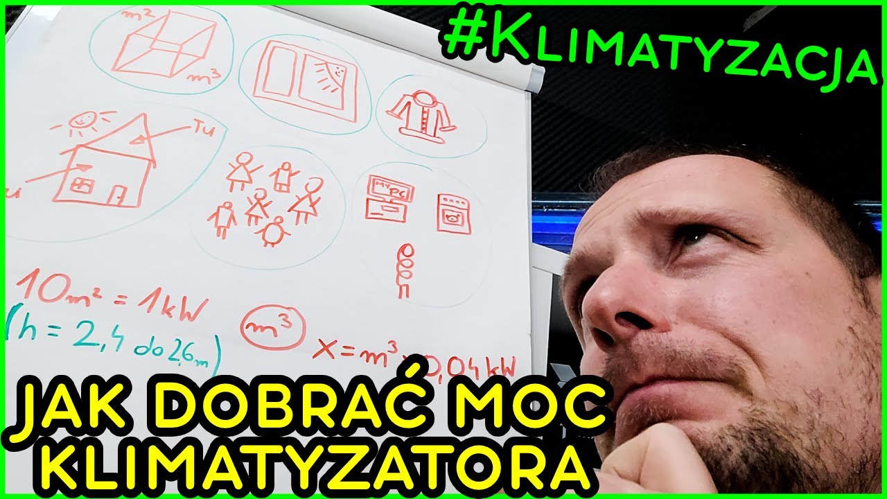 Jak obliczyć i dobrać MOC KLIMATYZATORA do CHŁODZENIA oraz GRZANIA