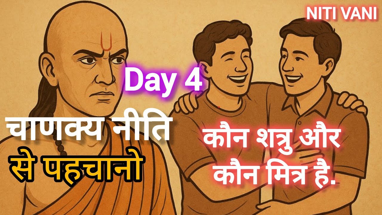 Chanakya Niti Day 4 | मित्र और शत्रु की पहचान | कौन अपना है कौन दुश्मन# नीति वाणी 