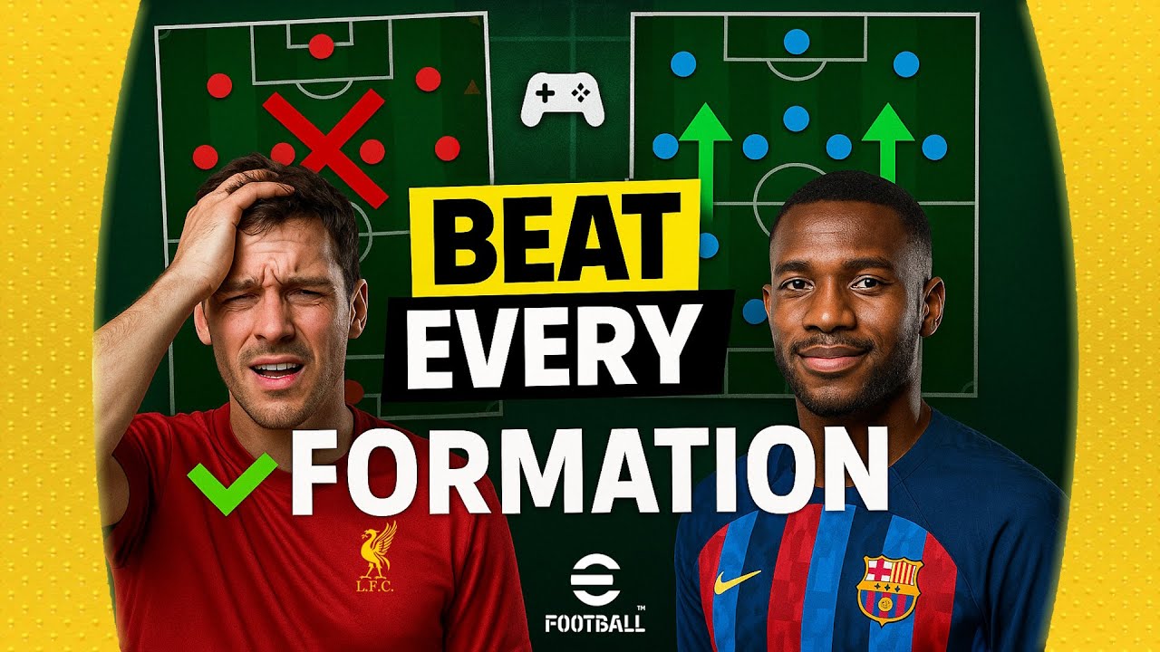 eFootball 2025: Best COUNTER Formations to Beat EVERY Tactic! (ULTIMATE Guide)