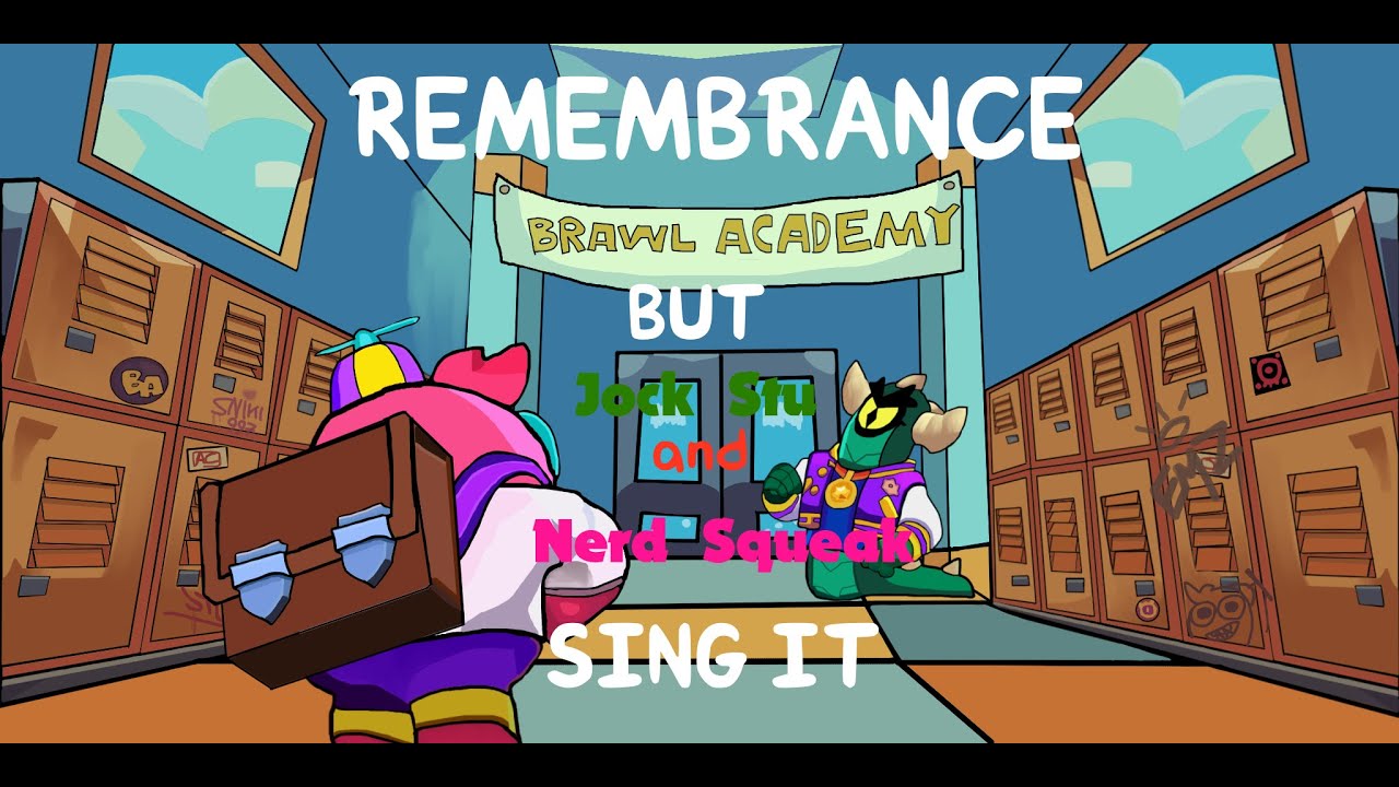 FNF | Remembrance but Jock Stu and Nerd Squeak sing it (FNF Brawl Stars Covers) + PLAYABLE MOD Soon!