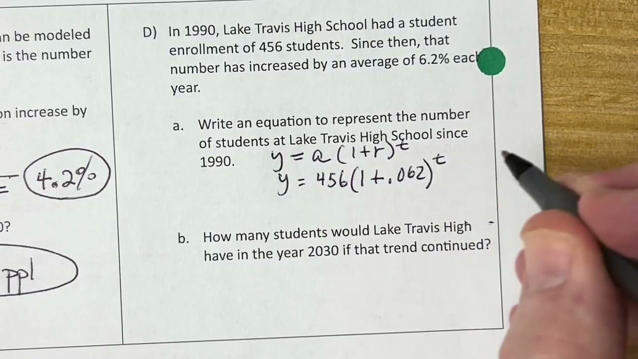 6-4A Exponential Growth and Decay; Lesson Video