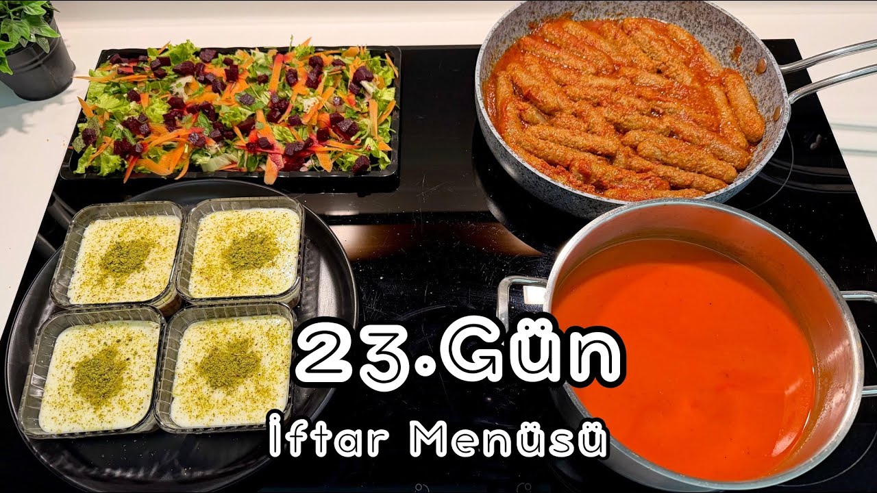 İFTARA NE PİŞİRSEM DERDİNE SON!1 Saate Hazır 30 Günlük Ramazan İftar Menüsü|23. GÜN Çiçekintarifleri