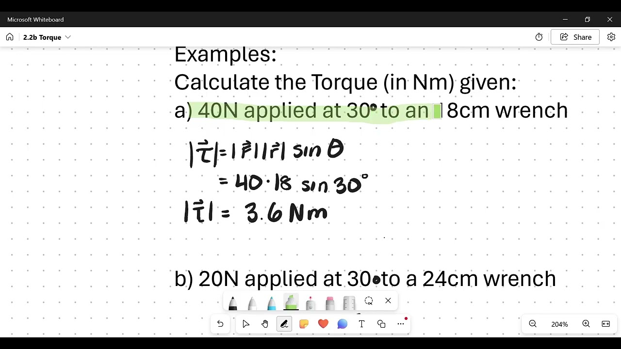 MCV4U - 2.2b torque
