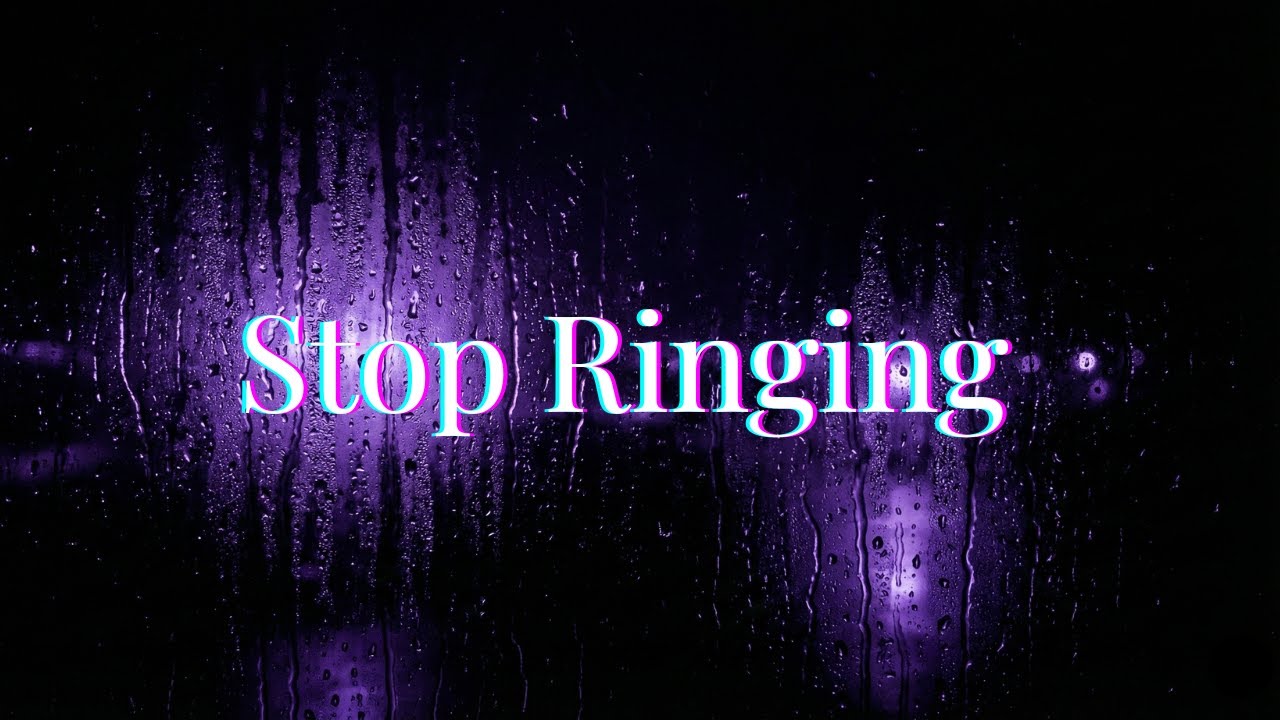 Stop Ringing Instantly   Violet Noise Rain   Tinnitus Sound Therapy