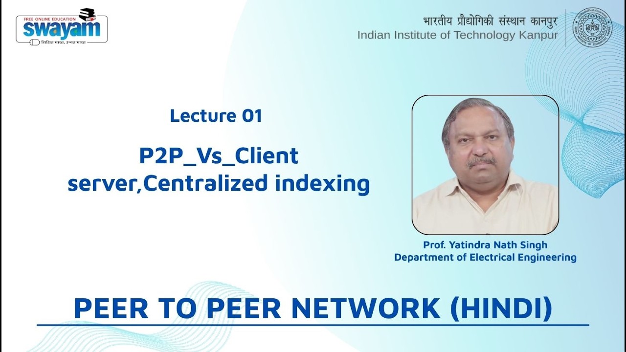 Lecture 01: P2P_Vs_Client server,Centralized indexing