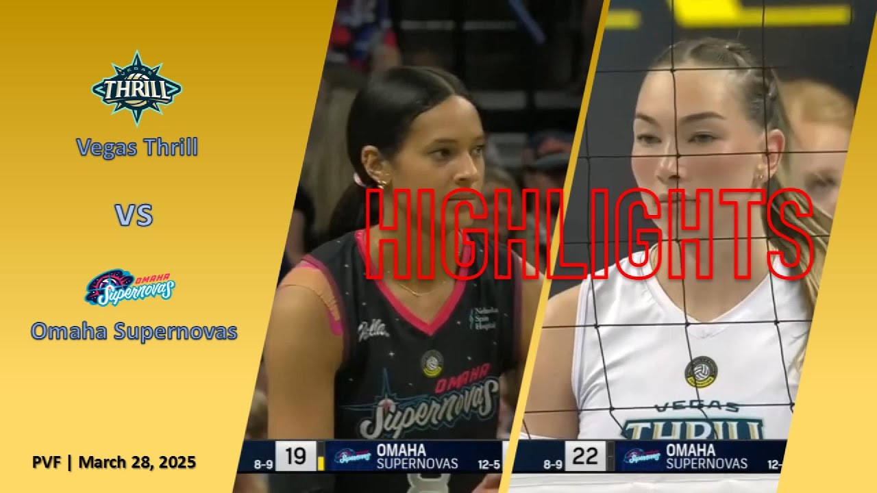 Volleyball | PVF | Vegas Thrill at Omaha Supernovas | Highlights