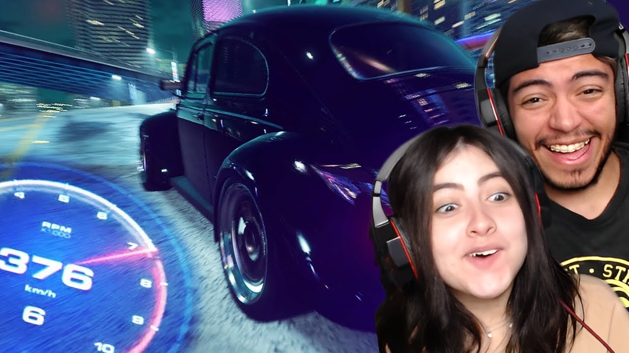 (Games EduUu) FUSCÃO BATEU 376 KM/H - Need for Speed Heat | REACT