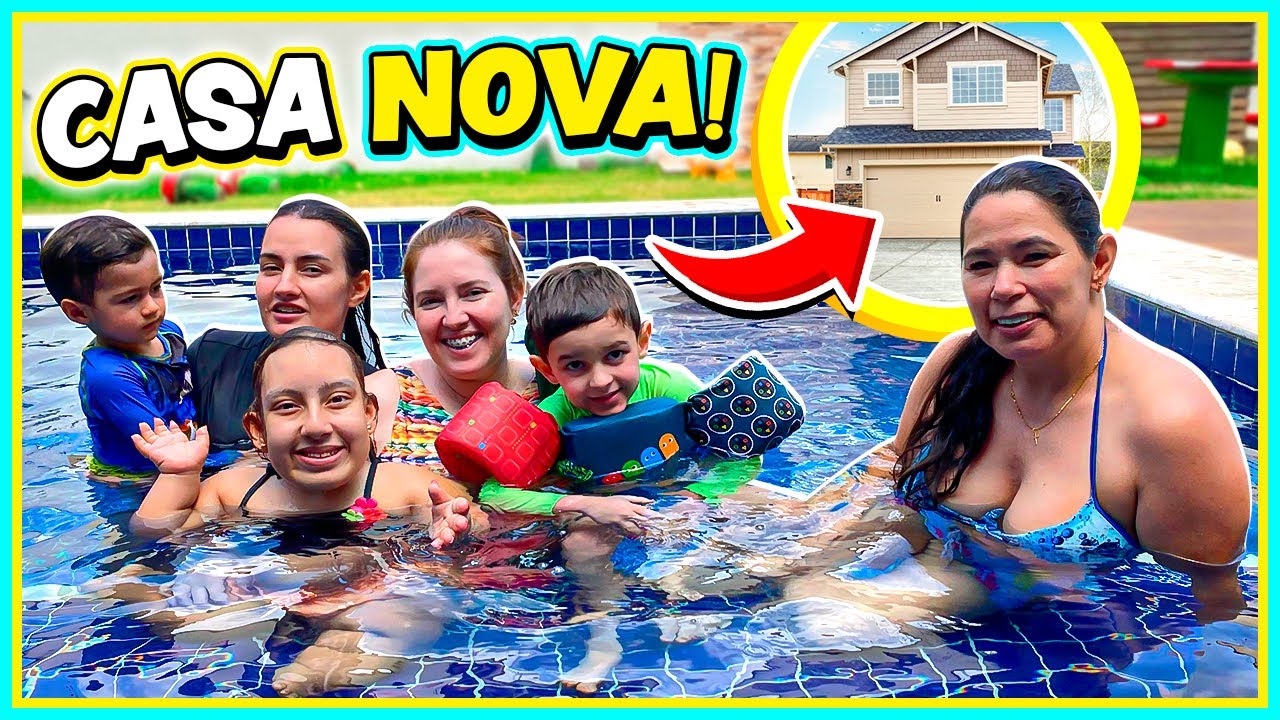 TOUR pela CASA NOVA da Fam&iacute;lia Busca p&eacute;  - Crescendo com JP