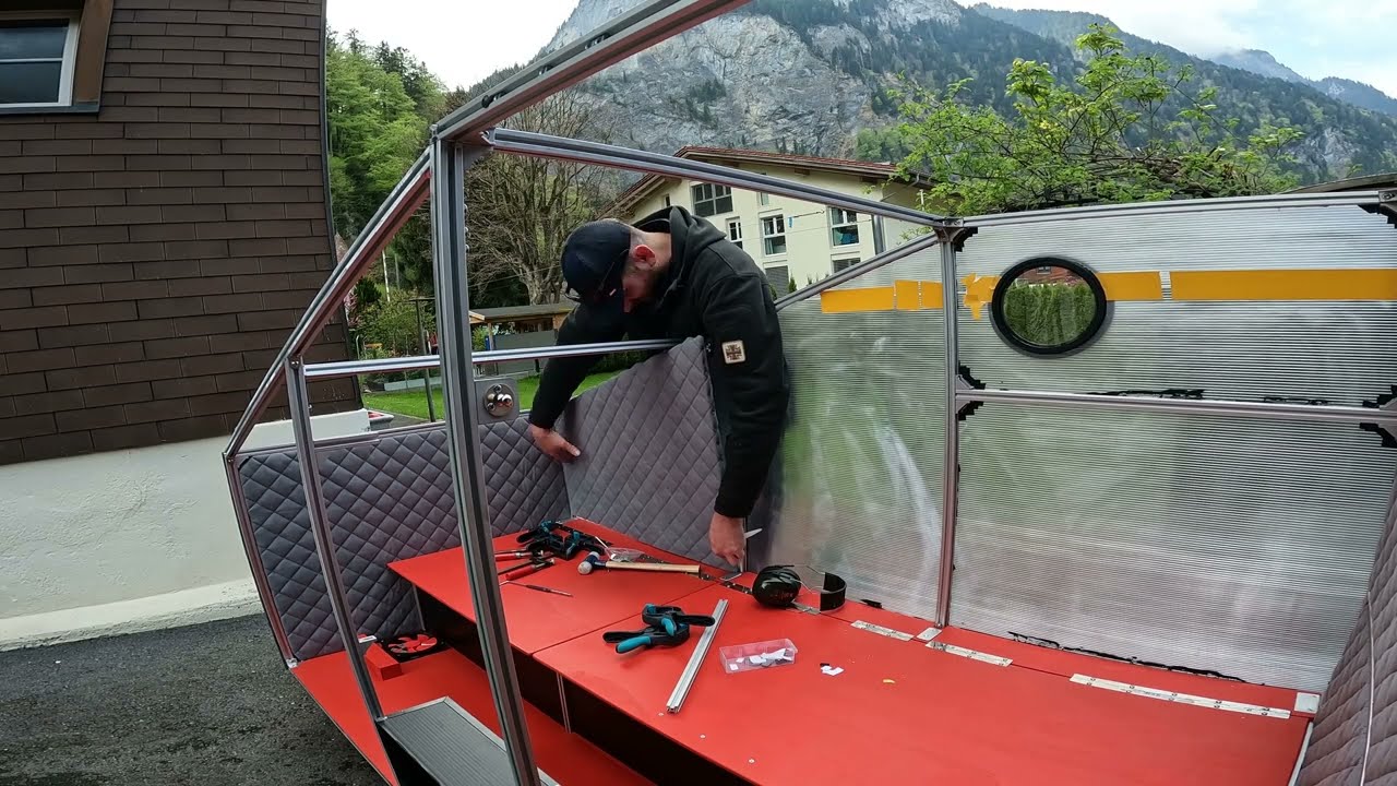 DIY FaWoWa Teil 6.... Das Bullauge und Updates für den Fahrrad Wohnwagen