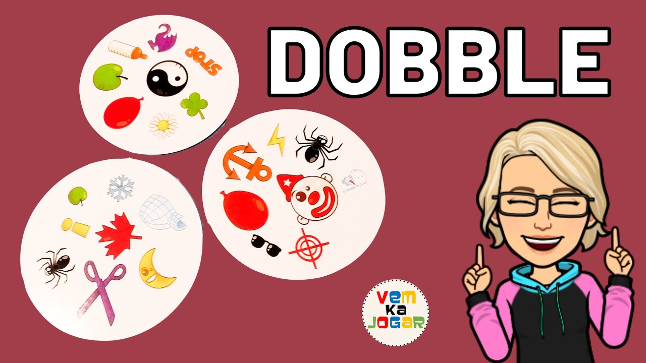 JOGANDO DOBBLE ou SPOT IT - Observação, reflexo, dinamismo. Um jogo de cartas muito maluco!