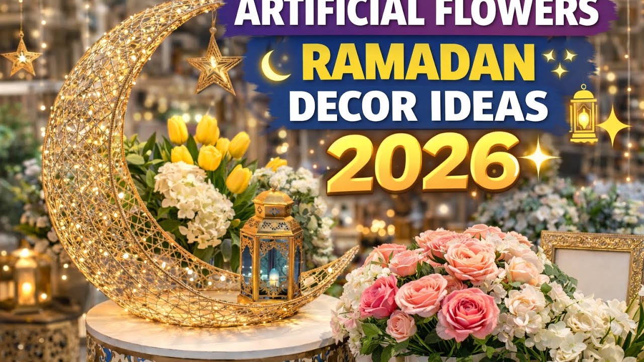 Ramadan ready ikea flowers 🌺 | IKEA Dubai Artificial Flowers Collection🌸 | Home Decor Ideas #ramadan