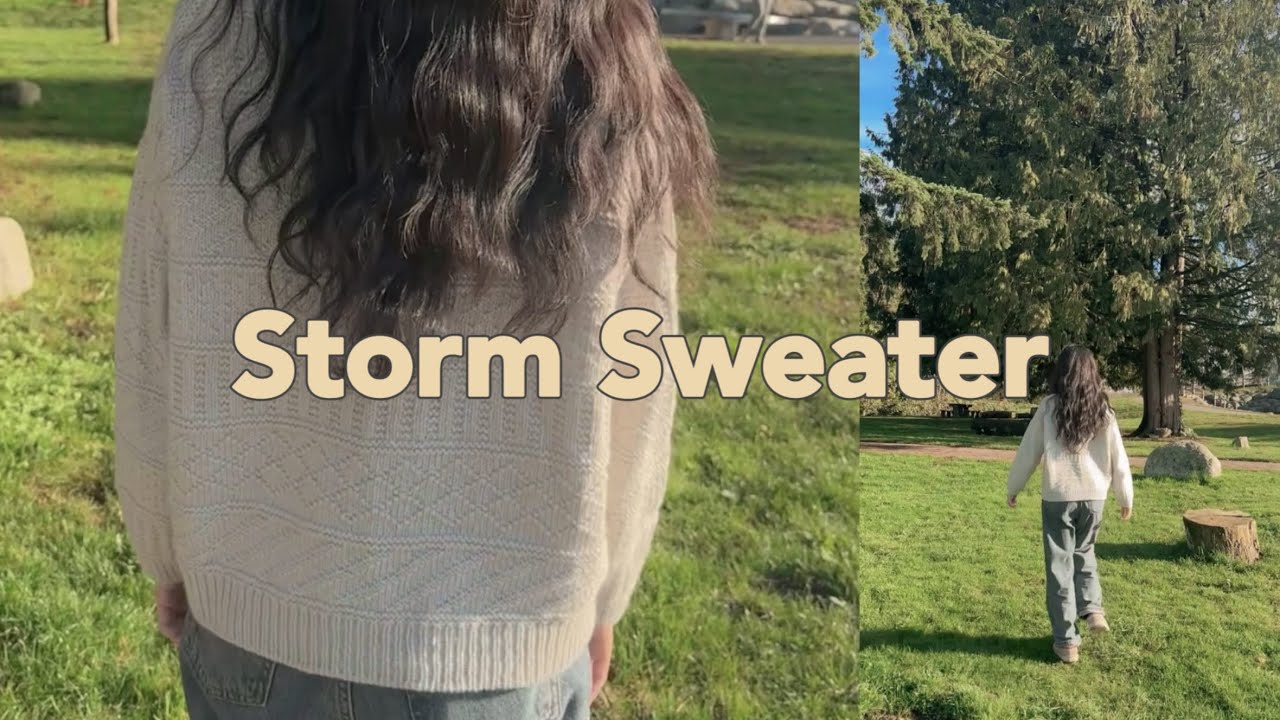 knitting | Storm Sweater 스톰스웨터 | 🔥 대바늘 초보의 첫 옷 뜨개 | Chiaogoo 치아오구 언박싱 | 우당탕탕 숏팁 만들기 😂