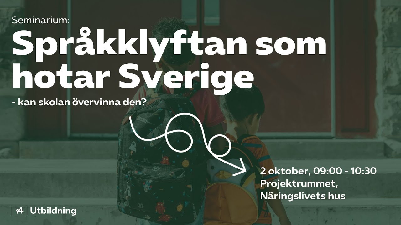 Språkklyftan som hotar Sverige - kan skolan övervinna den?