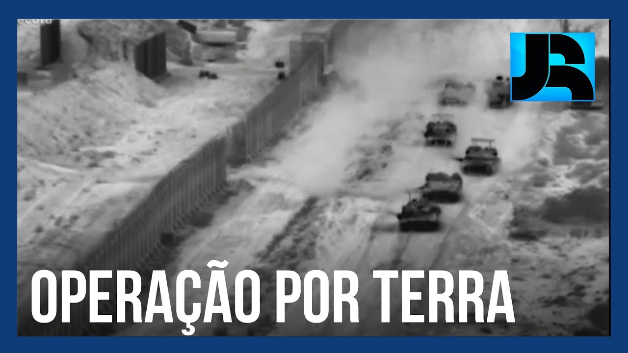 Israel realiza maior operação por terra na Faixa de Gaza desde início do conflito
