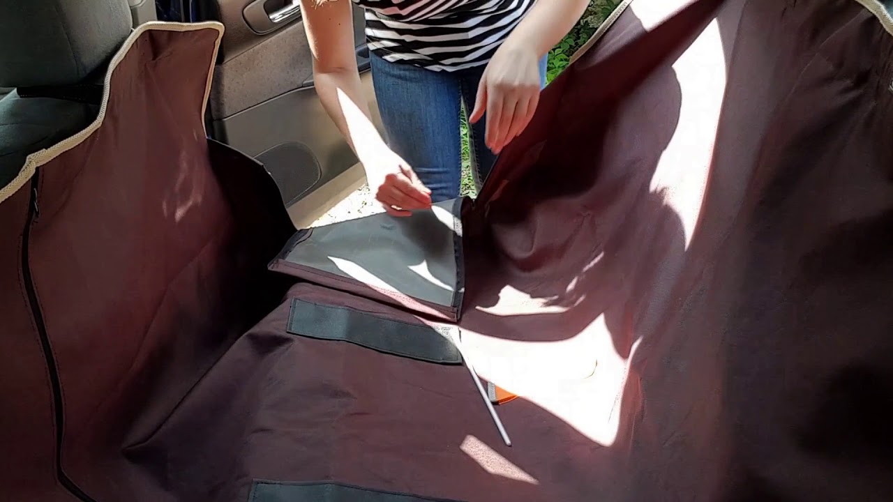 Kardiff Anti Slip - ochronna mata samochodowa na tylne fotele, brązowa