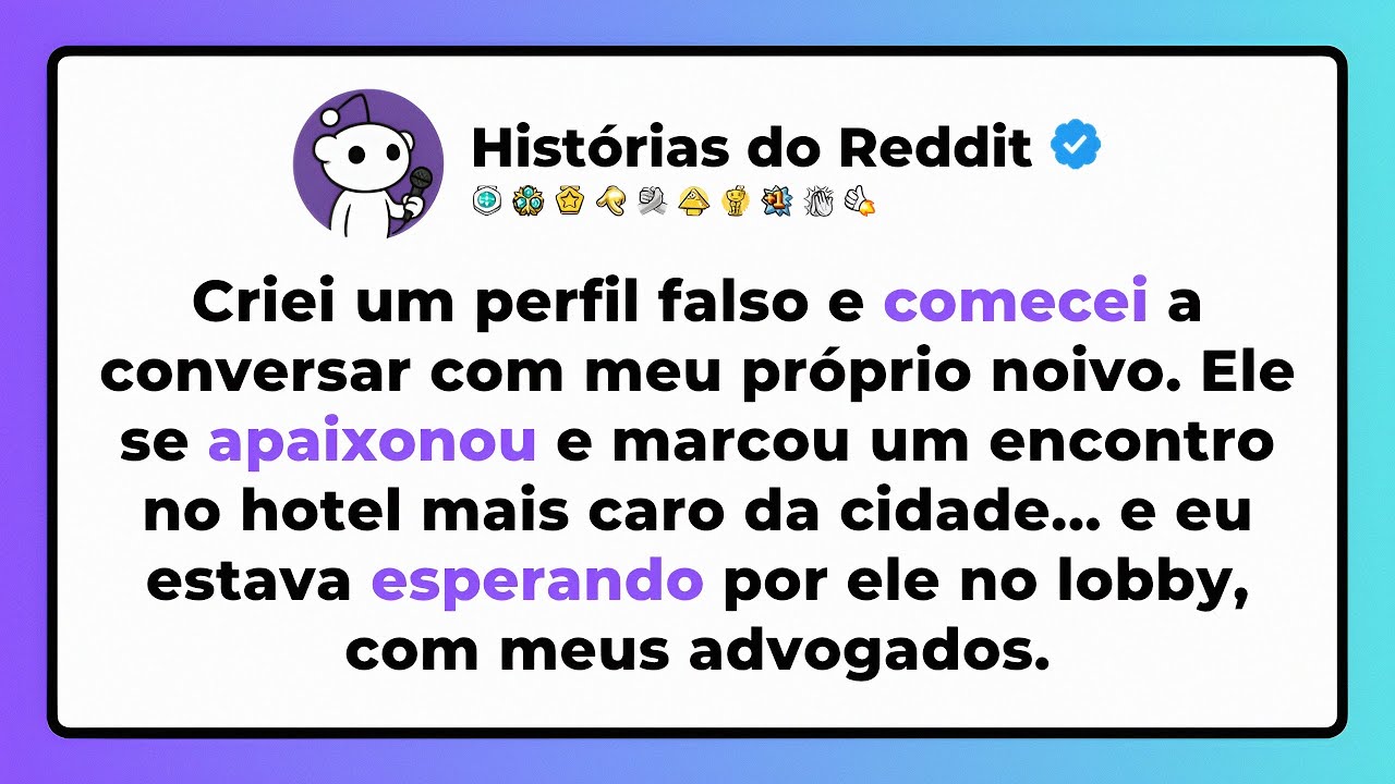 Criei um PERFIL falso e comecei a CONVERSAR com meu próprio NOIVO. Ele se apaixonou e MARCOU um date