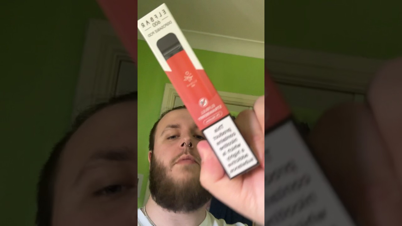 ELF BAR - ELFBULL STRAWBERRY REVIEW IN UNDER A MINUTE!!!