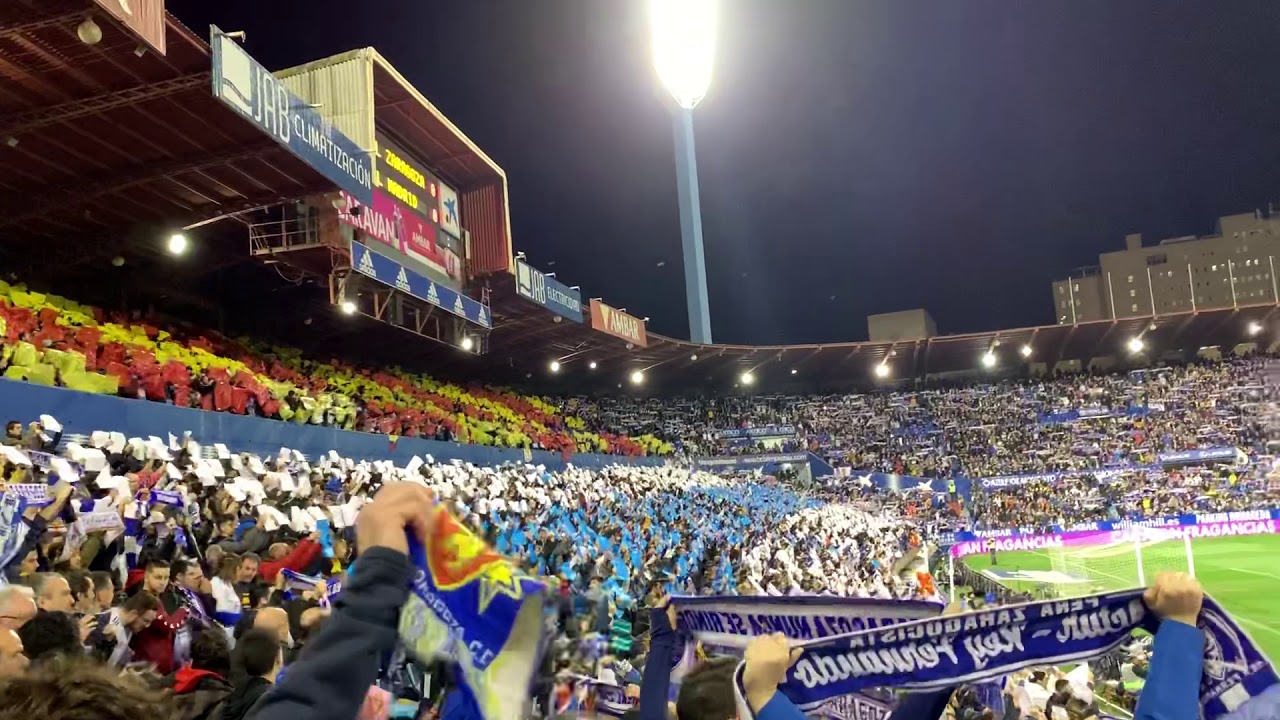 Real Zaragoza Real Madrid HIMNO!!!