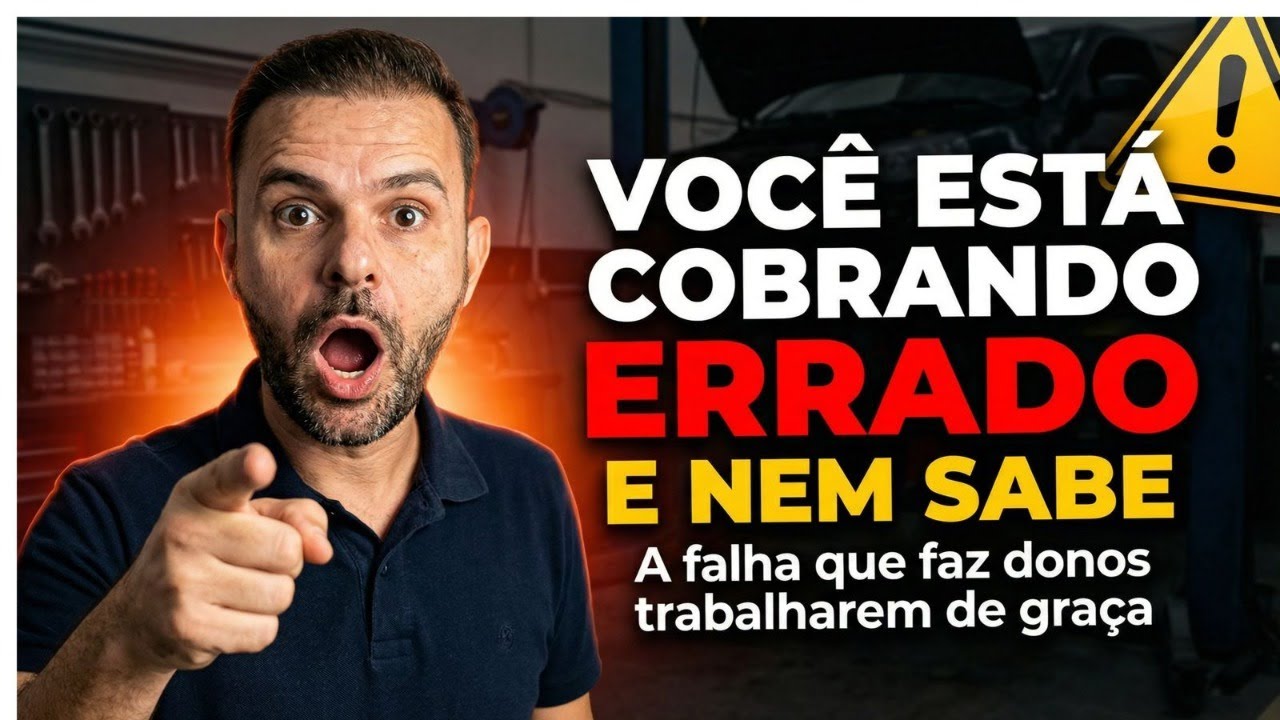 VOCÊ ESTÁ COBRANDO ERRADO: A falha de precificação que faz donos de oficina trabalharem de graça