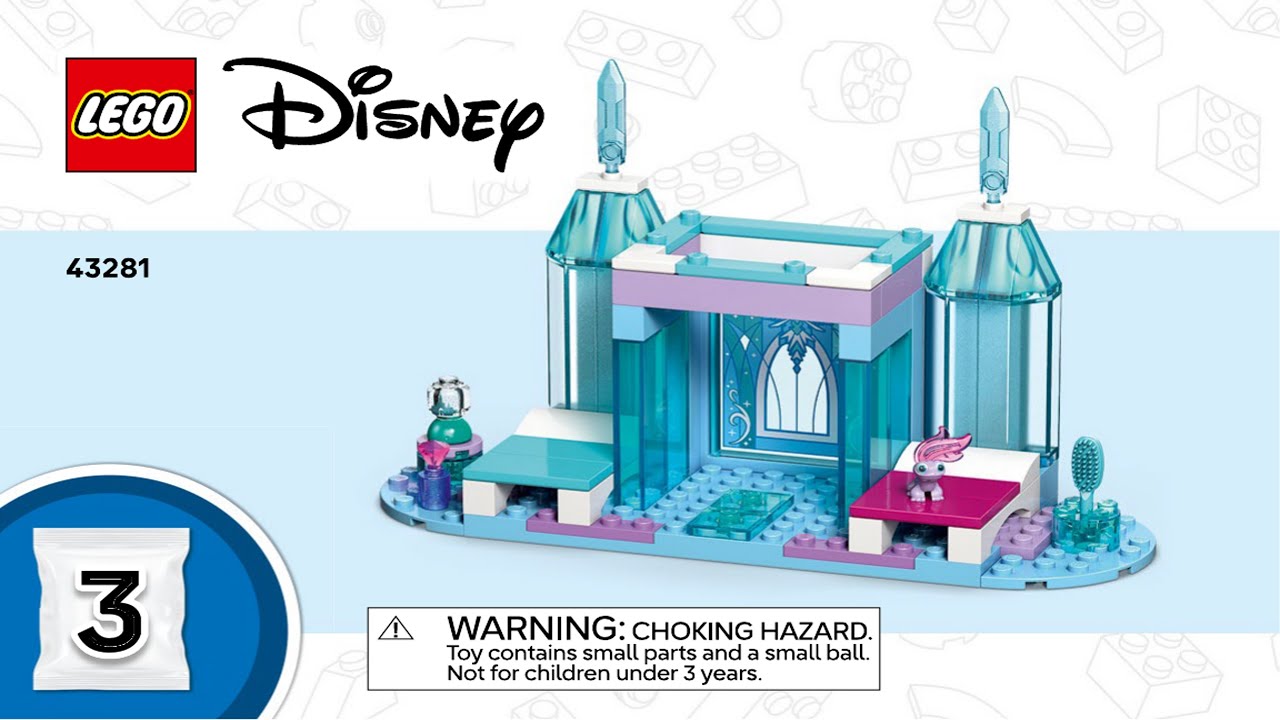 LEGO Instructions - Disney - 43281 - Elsa's Ice Castle and Snow Ride Adventure - Frozen (Book 3)