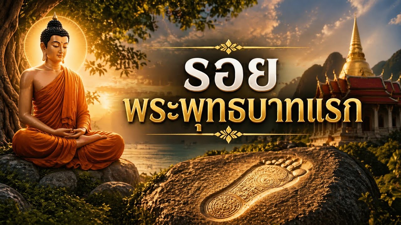 ขนลุก! พระพุทธเจ้าประทับรอยพระบาทแรกในประเทศไทย สักครั้งในชีวิตควรได้ไปกราบ